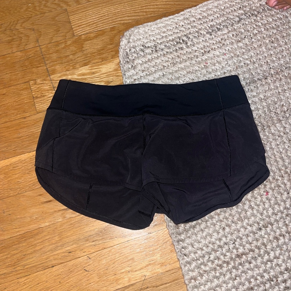 Lululemon Speed Up Shorts 2.5” Black Women's Performance Running Shorts